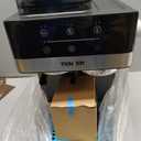 TENKER Espresso Machine with Grinder, 20 Bar Coffee Machine with Milk Frother for Home, All-in-One Stainless Steel Coffee Maker to Make Latte, Cappuccino, Hot or Cold Brew Iced Coffee (Black)