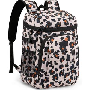 Tuwubi Cooler Backpack 35/42 Cans, Backpack Coolers Insulated Leak Proof for Men Women, Waterproof Soft Sided Lunch Camping Beach Travel Ice Chest Backpack Cooler Bag (Medium, Black)