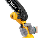 TIETOC MINI CORDLESS CHAINSAW 6 INCH HANDHELD CHAIN SAW - - Scratch & Dent