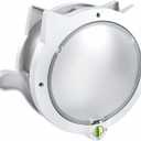 Cat Door, 4 Way Locking, White, 12.2 x 10.2 in, for Cats & Small Dogs, Weatherproof, Interior