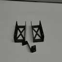 Under Desk Laptop/Mini PC Storage Mount,CPU Holder,Compatible with Dell OptiPlex,Mac Book,Mac mini and More.