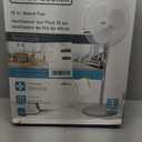 BLACK+DECKER 18-Inch Stand Fan with Pedestal Base, Height Adjustable Pedestal Fan with Remote and Touch Control Panel, Free Standing Fan with 90-Degree Oscillating and 3-Speed Settings, Black (White)