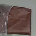 NLMUVW Rectangle Vinyl Tablecloth 100% Waterproof Oil Proof Spill Proof PVC Table Cloth Wipe Clean Table Cover for Kitchen Dining Picnic, Chocolate, 54 x 84 inch