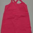 ATTRACO Ribbed Workout Tank Tops for Women with Built in Bra Tight Racerback Scoop Neck Athletic Top (X-Small, Hot Pink)