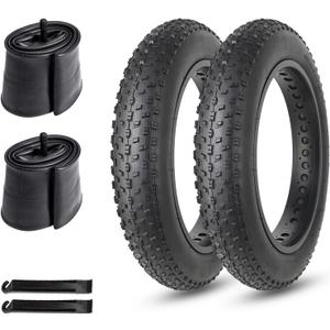 MOHEGIA Fat Bike Tire: 20x4.0/26x4.0 Inch Fat Tire,High-Performance and All-Terrain Folding Replacement MTB Bicycle Tire with Street or Trail Riding