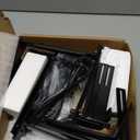 Y&M 6 Pack Deck Railing Adjustable Planter Box Brackets (6 to 12.5 in), Universal Window Box Brackets, Heavy Duty Iron Flower Box Wall Mounting Hooks for Balcony, Fences, Patio, and Garden - Black