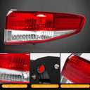 Tail Light Replacement For Honda Accord 2003 2004 Outer Brake Lamp Left LH