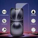 [3+3 Pack Glass Screen Protector for iPhone 16 with Camera Lens Protector, 6.1 Inch HD Clear Tempered Glass Film for iPhone, Anti-Scratch, Bubble Free, Case-friendly