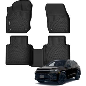 Auxko All Weather Floor Mats for Volkswagen Tiguan 2025 2026 TPE Liners All Season Accessories Guard Odorless Anti-Slip Floor Liners for Volkswagen Tiguan 2025 2026
