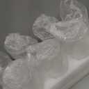 7Pcs Glass Cylinder Vase for Centerpieces Clear Glass Flower Vases Bulk, Glass Hurricane Candle Holder Tall 8 Inch Floral Vases for Table, Floating Candle Vases for Wedding Home Dcor