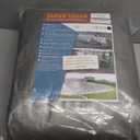 Core Tarps Extreme Heavy Duty 20 Mil Tarp Cover, Waterproof, UV Resistant, Rip and Tear Proof, Poly Tarpaulin with Reinforced Edges for Roof, Camping, Patio, Pool, Boat (Silver/Black 24′ X 24′)