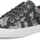 Blowfish Malibu Women's Martina Sneaker (10, Charcoal Grey Floral Print)
