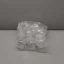 16 Pieces 3.6 Inch/91mm Plastic Snow Globe Clear Water Globe Fillable Snow Globe Ornaments with Screw Off Cap and Inner Plug for DIY Crafts Christmas Home Decoration