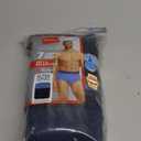 Hanes Men's Underwear Briefs Pack, 7-Pack, Sexy Men's Underwear, Cool & Breathable Cotton Underwear, Wicking, Black L