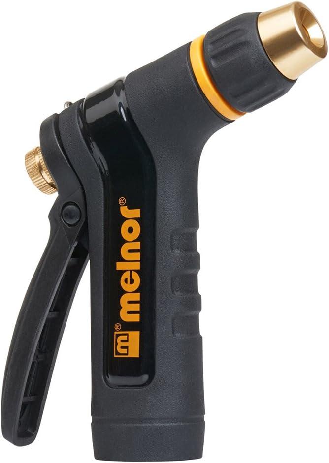 Melnor XT200; Heavy-Duty Metal Hose Nozzle with Rear Trigger; Adjustable Spray Nozzle Tip; 1 Pack (Basic)