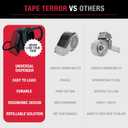 Clear Packing Tape with Dispenser (2 Rolls) - Professional Grade for Boxes - Packaging, Shipping with Refillable Dispenser, Fits Standard Bulk Up to 2" Wide
