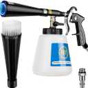 Car Cleaning Gun,High-Pressure Air Blow Gun,Air Cleaning Gun,Air Blow Gun with 2 Set Nozzles &1L Liquid Bottle,Works with Air Compressor,Pro Auto Detailing Tool for Deep Cleaning Interiors & Exteriors
