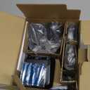 Panasonic Cordless Phone with Answering Machine, Advanced Call Block, Bilingual Caller ID and High-Contrast Display, Expandable System with 2 Handset Cordless Telephones - KX-TGD832M (Metallic Black)