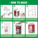 3 x WISHMADE 2025 Christmas Advent Calendar Gift Box, Vending Design, Easy Assemble, Best Holiday Gift for Boys GirlsRed