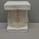 Oneach Modern Gold Brass Table Lamp Set of 2 for Bedroom Living Room 19.5'' Traditional Bedside Desk Nightstand Buffet Candlestick Samll Lamps with White Drum Shade