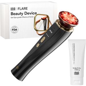 INIA 3-in-1 True Beauty Glow Facial Massager Skin Tightening Device