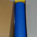 Blue Plastic Table Cover Roll - 54IN x 100FT, Table Cloth for Rectangle Table with Slide Cutter, Plastic Table Cloth Disposable with Cut-to-Size Design for Weddings, Banquets, Parties