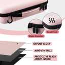 Golf Glove Holder Case with Glove Shaper, Pink Protective Hard Shell Accessory Case, Golf Gift for Woman, for Tees, Ball Markers, Phone, Divot Tool and Accessories