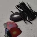 Outus 40 Pcs Christmas Car Magnets Decor Bulk Lights Car Refrigerator Stickers Xmas Reflective Lights Bulb Magnets for Cruise Ship Garage Door Decor (2.8 x 1.4 Inches,Dark Color)