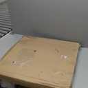 Round Ottoman Table Tray Round-24 - Rustic Wooden Serving Tray for Farmhouse Decorative Oversized Coffee Table Trays Living Room Kitchen Counter Breakfast Black