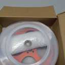 6.25 Hole Saw for Recessed Lights Can Lights, 6-1/4 Inch Hole Cutter with Dust Bowl Catcher for Led Recessed Lighting 6 Inch and Wood Metal Drywall, Bi-Metal Construction (Orange)