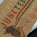 Ceenna Christmas Tree Truck Coir Doormat Indoor Outdoor Christmas Welcome Door Mat Red Pickup Truck Xmas Rug Winter Xmas Front Door Mat for Porch Decor Gifts, 18 x 30 Inch(Happy Juneteenth)