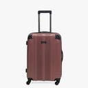 Kenneth Cole REACTION Out of Bounds Lightweight Hardshell 4-Wheel Spinner Luggage, Rose Gold, 24-Inch Checked