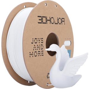 PLA Filament 1.75mm 3D Printer Filament,1kg Cardboard Spool (2.2lbs) Fit Most FDM 3D Printer,Dimensional Accuracy +/- 0.03 mm,Vacuum Packaging-Cold White