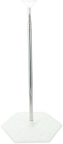 ORFOFE 1pcs Lightweight Balloon Stand Kit with Telescopic Rod Base for Party Decorations Weddings Birthdays Anniversaries and Reusable Balloon Holder for Creating,2 pcs