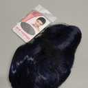 IMISSU 28 Inch/70cm Long Hair Water Wavy Wigs with Bangs Cosplay Costume Wig (Dark Blue)