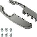 Pair Interior Door Pull Handle Front Left & Right Side Compatible with 2003-2019 Chevy Express GMC Savana 1500 2500 3500 Van Replaces 25750064 10388389