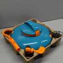 LVKE L1 Cordless Robotic Pool Cleaner, Pool Vacuum with Upgraded Obstacle-Crossing, 70 Mins Runtime, Powerful Suction, Auto-Parking, Ideal for Above Ground Flat Pools up to 38 Feet, Lake Blue