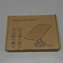 7W Solar Panel for Security Camera, Solar Panel Charger Compatible with Eufycam 2C/2C Pro/2/2 Pro/E20/E40/E, USB Solar Panel with USB-C Port, with Micro USB Connector & Rubber Plug