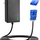 12V Battery Charger with Blue Plug for Kid Trax Ride-On Toys Compatible with Scout Pony Disney Cars Dodge Ram Mickey Minnie Rideamales Scout Pony Josie Unicorn