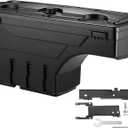 GEARLAST Truck Bed Storage Box With Password Lock For 2015-2025 Ford F-150, Drivers Side,30L, Black