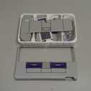 PlayVital AlterGrips Protective Slim Case for Nintendo Switch OLED, Ergonomic Grip Cover for Joycon, Dockable Hard Shell for Switch OLED w/Thumb Grip Caps & Button Caps (Classics SNES Style)