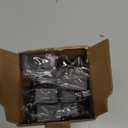 4 Pack Stocking Holders for Mantle for Christmas Decorations,2 in 1 Mantle Garland Holder for Hanging Christmas Stockings,No Drilling Required & Adjustable Garland Hanger, Metal(Black)