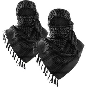 Luxns Military Shemagh Tactical Desert Scarf / 100% Cotton Keffiyeh Scarf Wrap for Men And Women Luxns Military Shemagh Tactical Desert Scarf / 100% Cotton Keffiyeh Scarf Wrap for Men And Women