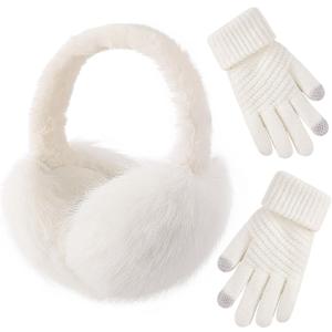 Winter Ear muffs Faux Fur Warm Earmuffs Cute Foldable Outdoor Ear Warmers For Women
