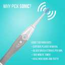 Tao Clean UV Sanitizing Sonic Toothbrush and Cleaning Station, Electric Toothbrush, Dual Speed Setting, London Fog