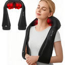 Neck Massager for Pain Relief Deep Tissue with Heat - Shiatsu Back and Shoulder Massage, Mothers Day Gifts for Mom Wife Women Her, Dad Men Him, Christmas, Fathers Day, Plug-in Use for Home Office Car