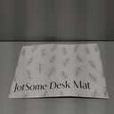 Jotsome Leather Desk Pad Mat, Non-Slip Desk Blotter Pad - Desk Protector for Office, Home, Lap Desk, Laptop, and Desktop (17" X 12", Black)
