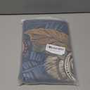 Boho Pillow Covers 18x18 Inch Set of 2 Vintage Floral Blue Throw Pillows Bohemian Paisley Botanical Flower Decorative Pillow Cases Farmhouse Linen Outdoor Cushion Case for Couch Sofa Decor