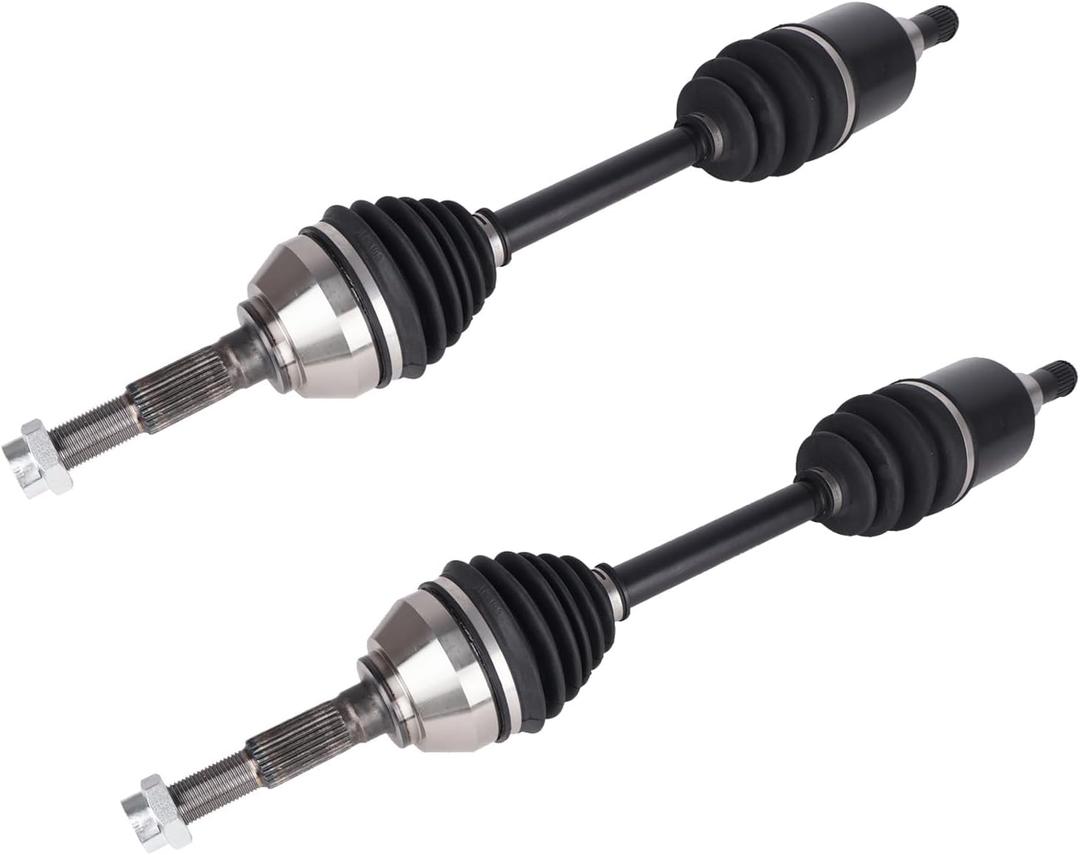 PAROD 2pcs 661345 Front CV Axle Fit for Chevy Trailblazer For GMC Envoy 02-09, Isuzu Ascender 03-08, Oldsmobile Bravada 02-04, Saab 9-7x 05-09, Buick Rainier 04-07, Trailblazer EXT/Envoy XL 02-06, XUV