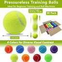 Tennis Balls for Practice,Pet Dog Playing Balls, 90 Pack